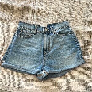 BDG A-Line Blue Jean Shorts
